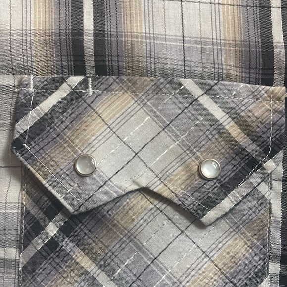 EUC Mens Vintage Ely Cattleman 2XL Western Plaid Pearl Snap Shirt - Picture 4 of 7